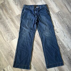Abercrombie & Fitch women’s vintage wide leg jeans size 6. 30” inseam